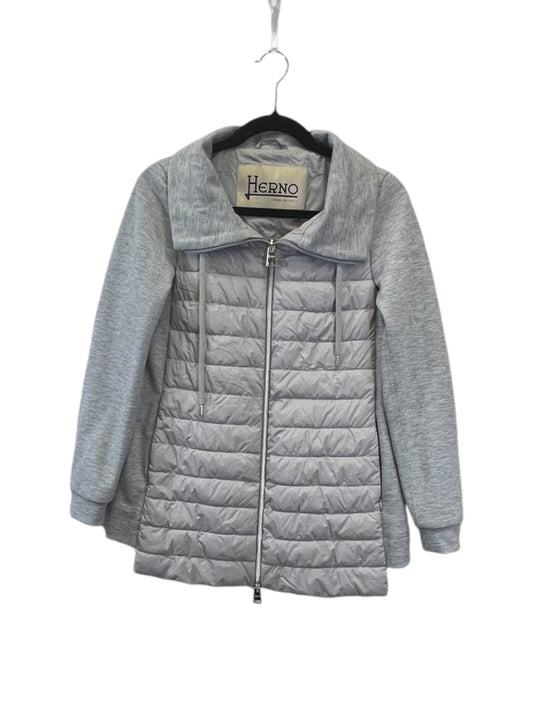 Jacket Designer By Herno In Grey, Size: Xs