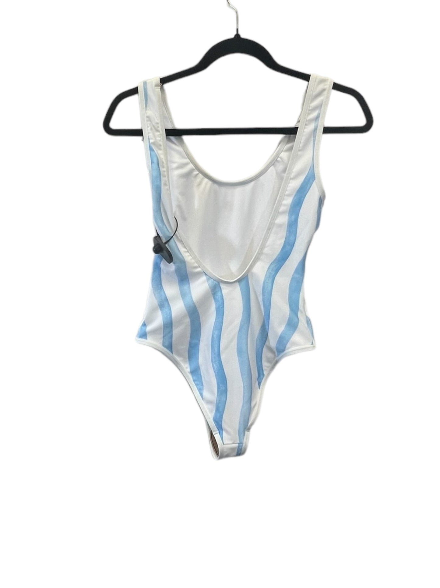 Swimsuit Designer By Casablanca In Blue & White, Size: Xs