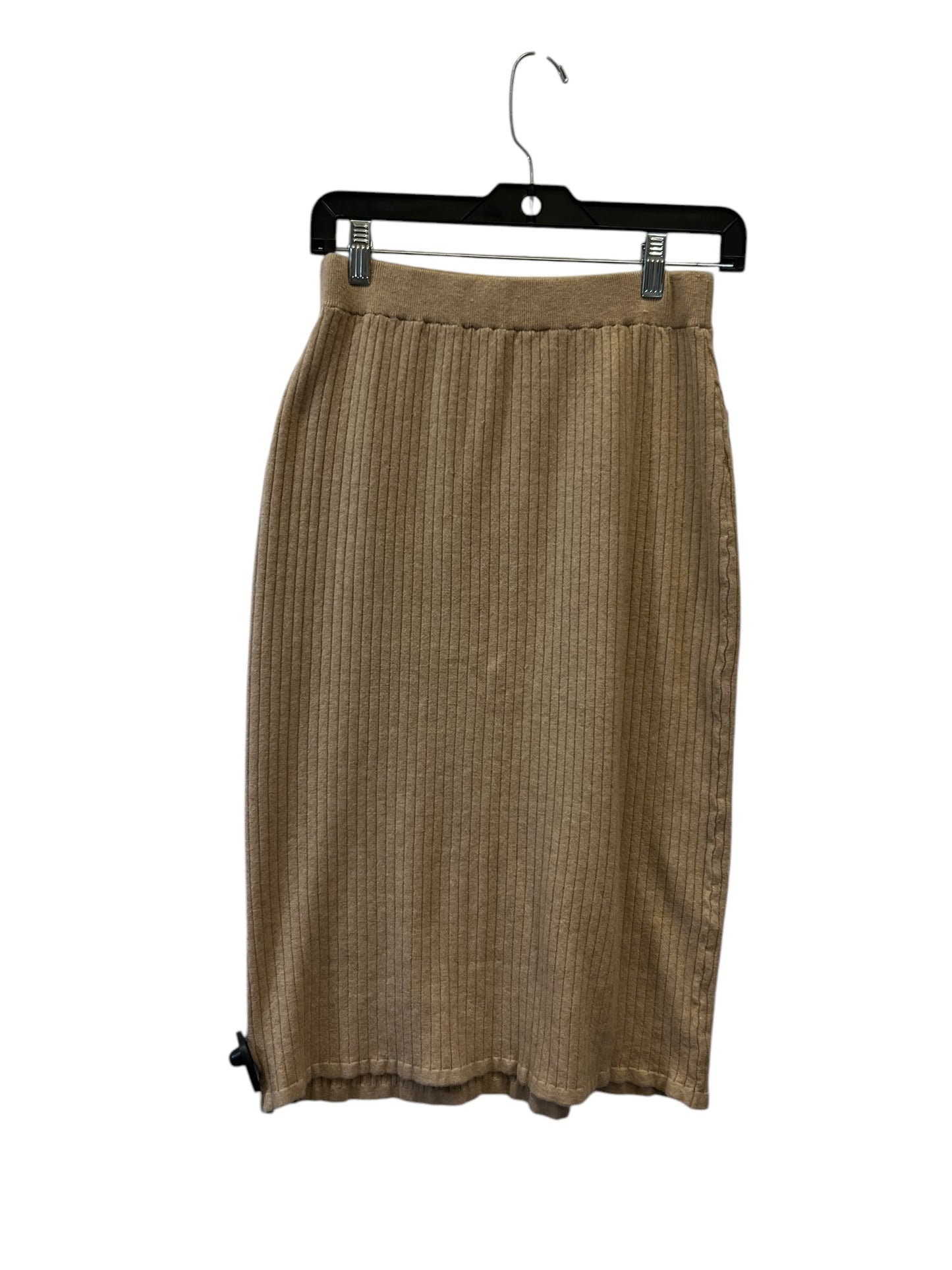 Skirt Maxi By Clothes Mentor In Tan, Size: M