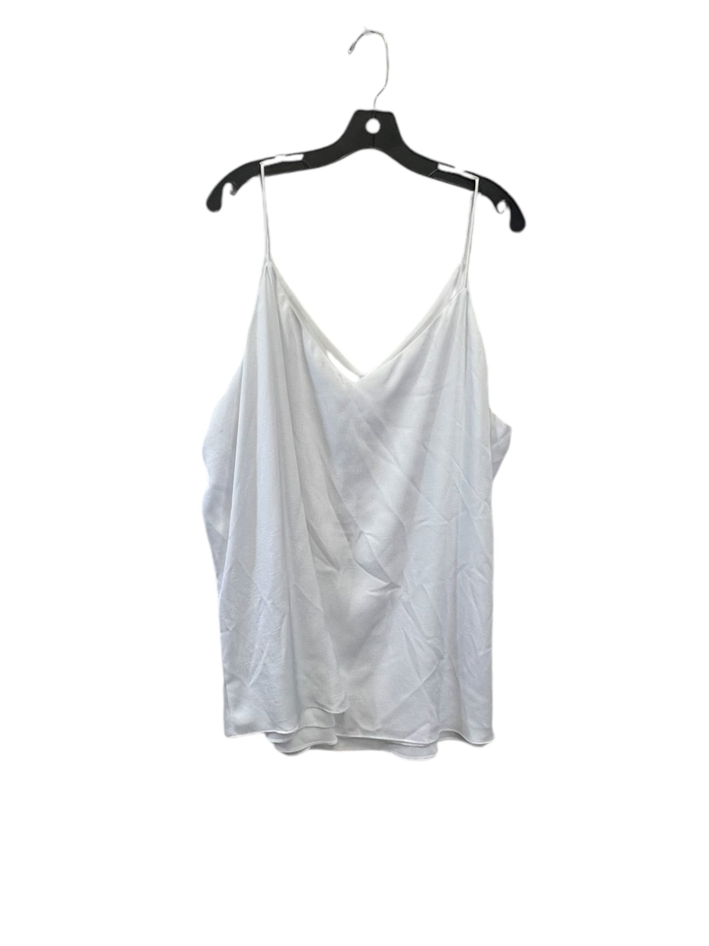 Top Short Sleeve By Calvin Klein In White, Size: 3x