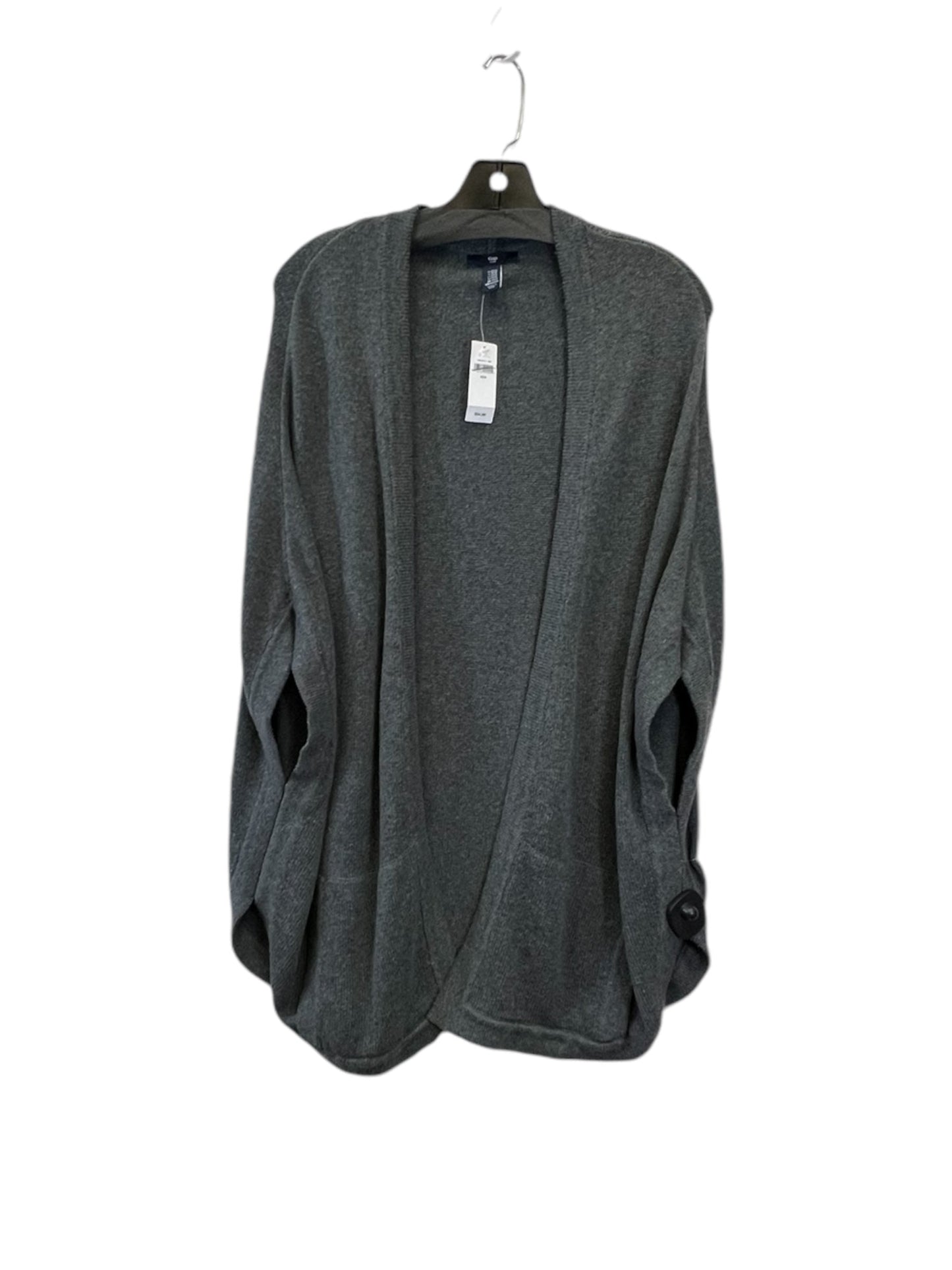 Sweater Cardigan By Gap In Grey, Size: Xs