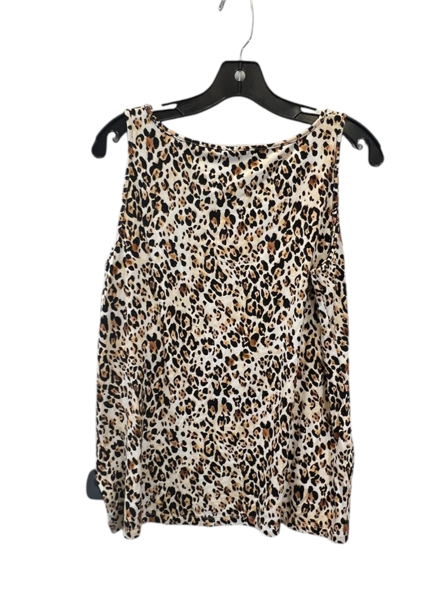 Top Sleeveless By Chicos In Animal Print, Size: S