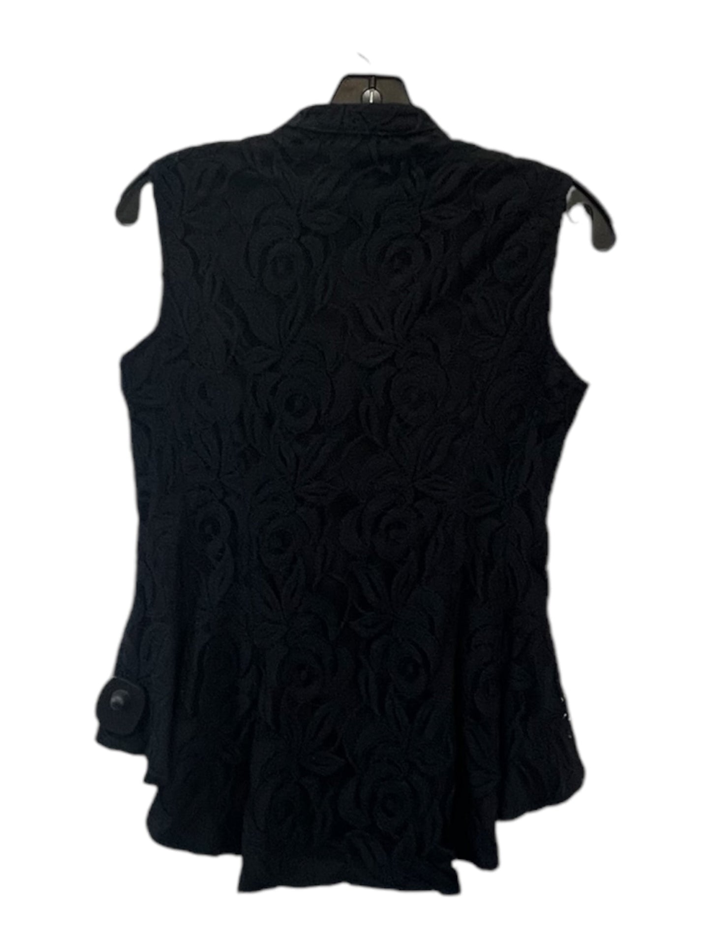 Top Sleeveless By Inc In Black, Size: M