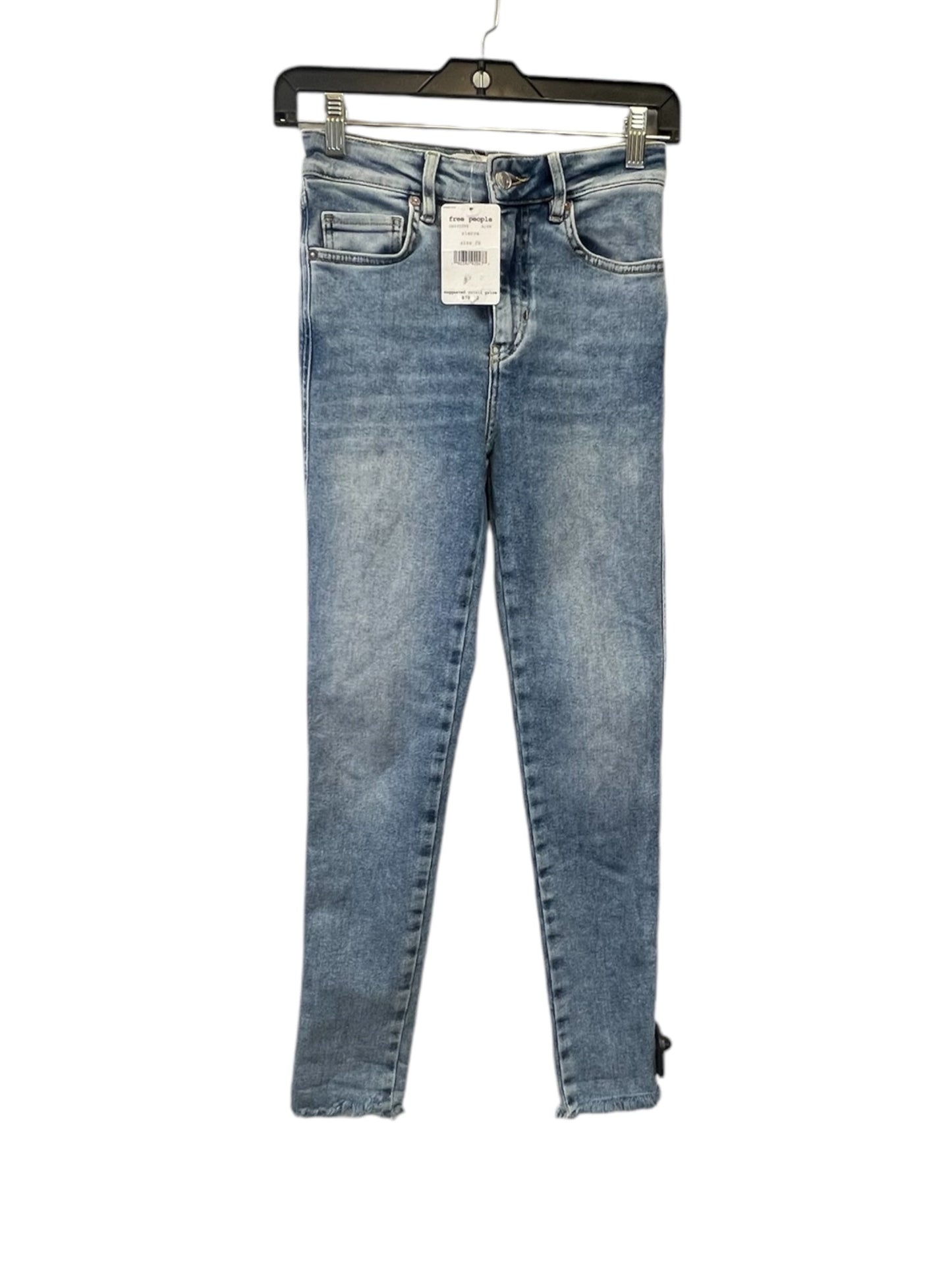 Jeans Skinny By We The Free In Blue Denim, Size: 4