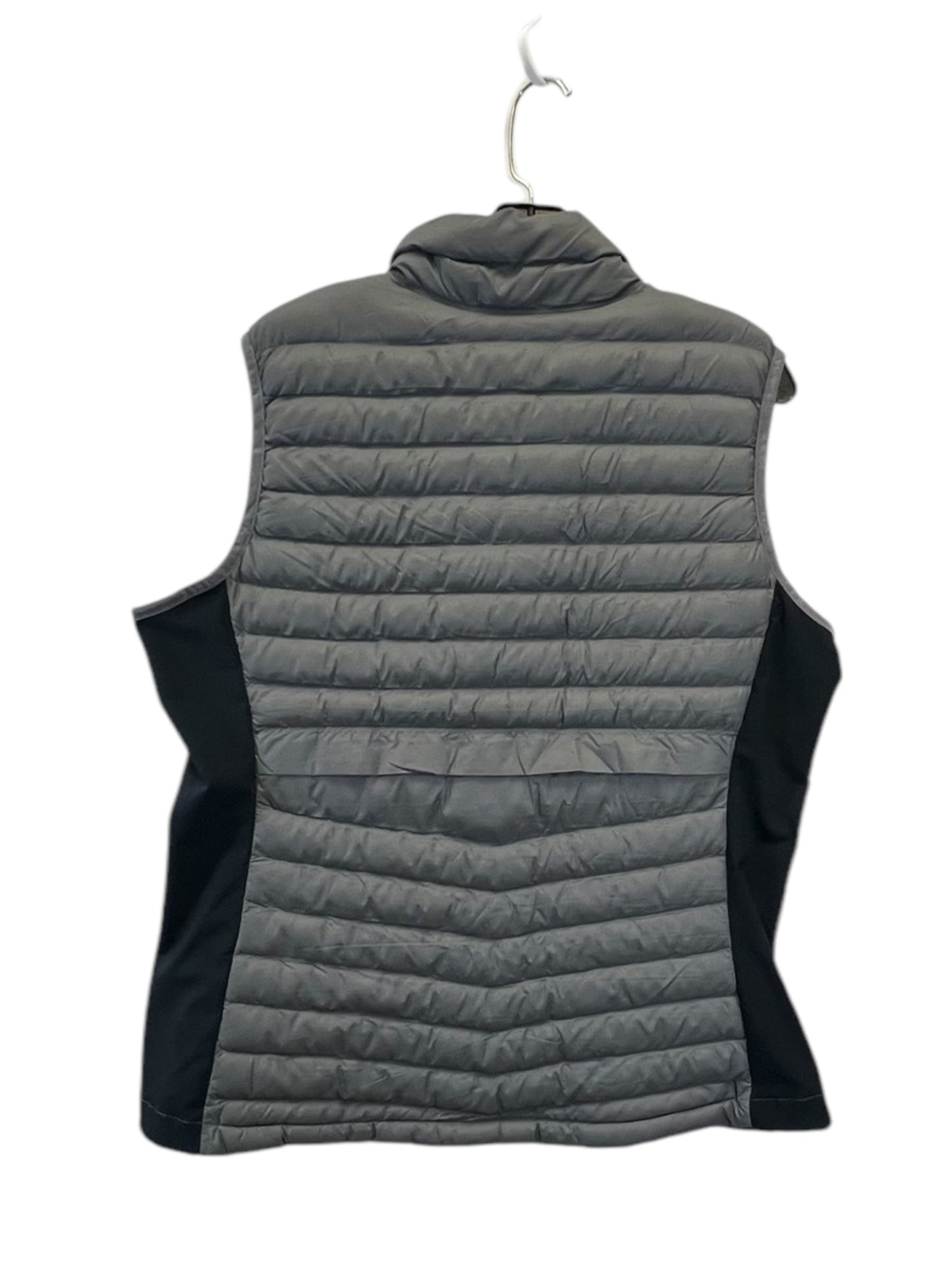 Vest Puffer & Quilted By Columbia In Black & Grey, Size: Xl