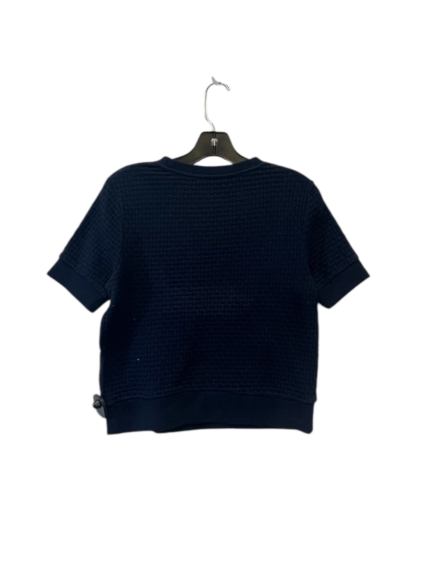 Top Short Sleeve By Banana Republic In Navy, Size: S