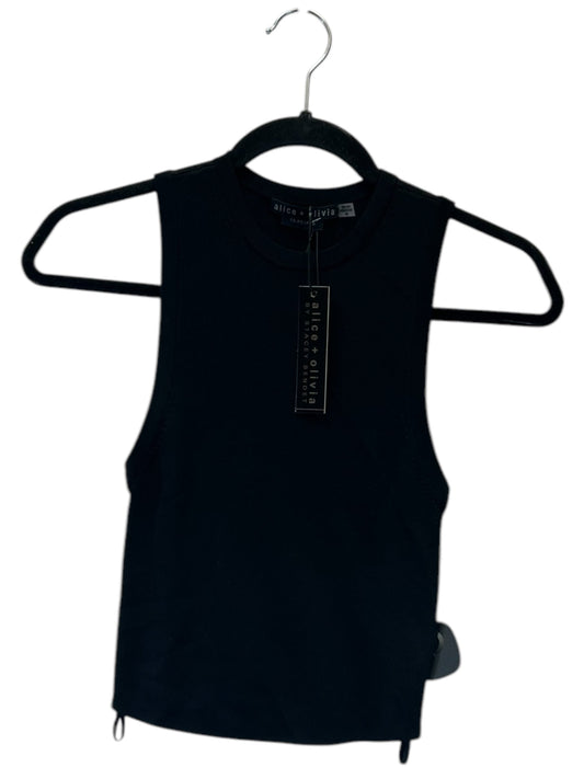 Top Sleeveless By Alice + Olivia In Black, Size: M