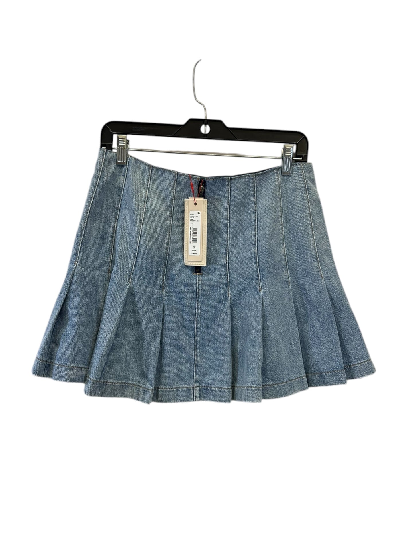 Skirt Designer By Alice + Olivia In Blue Denim, Size: 6