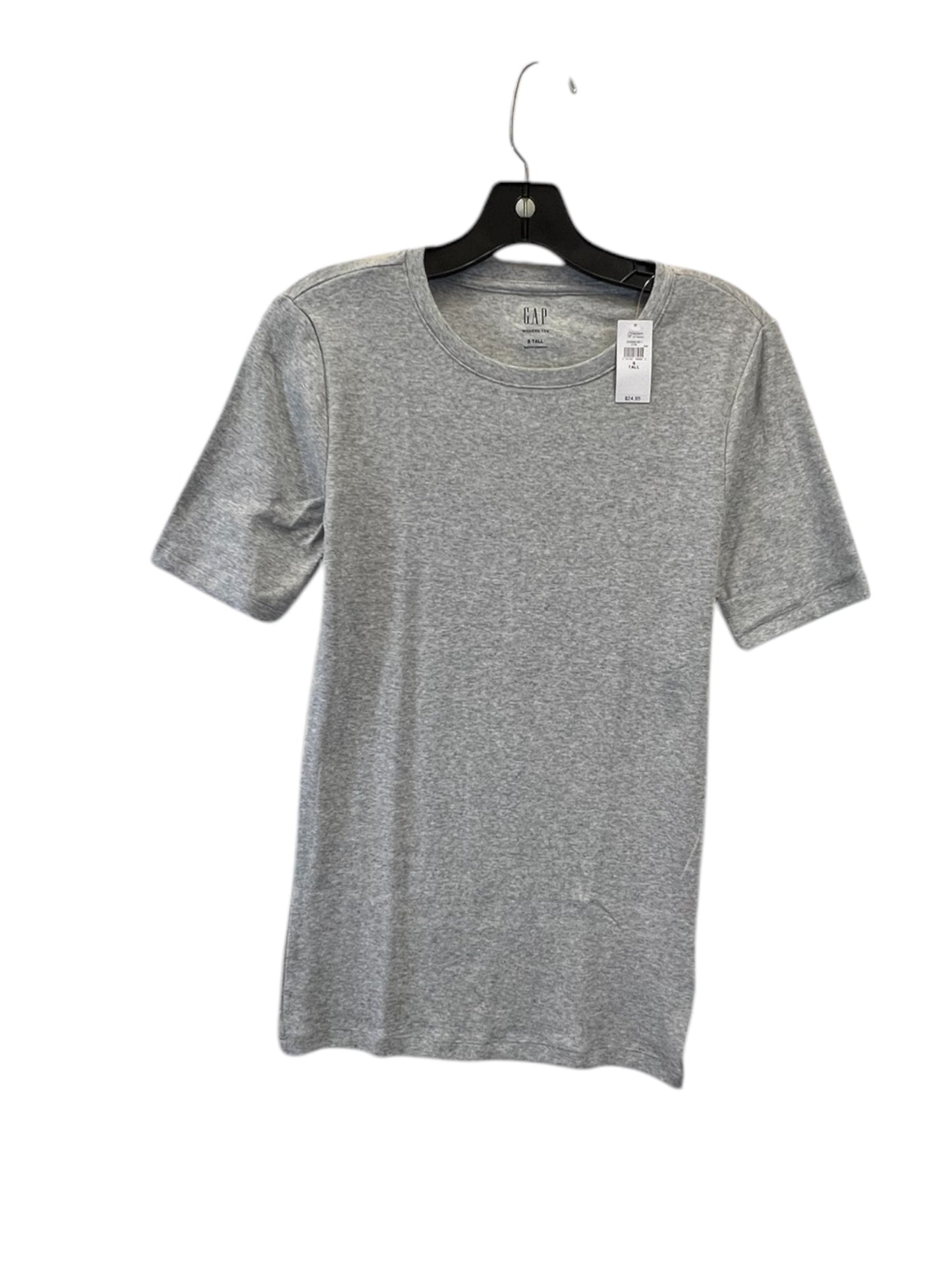 Top Short Sleeve Basic By Gap In Grey, Size: S