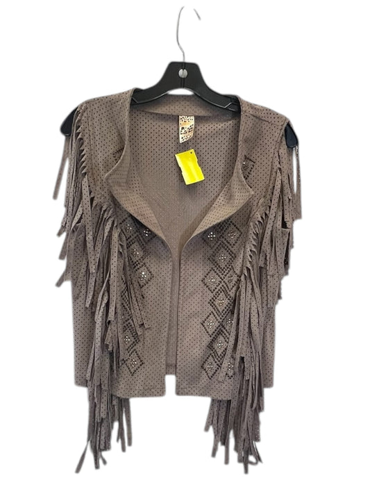 Vest Other By ZARGA  In Taupe, Size: S