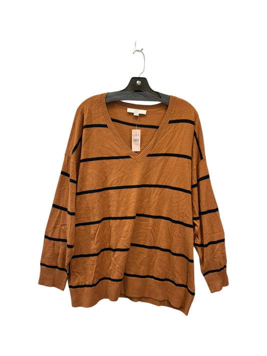 Sweater By Loft In Copper, Size: 2x