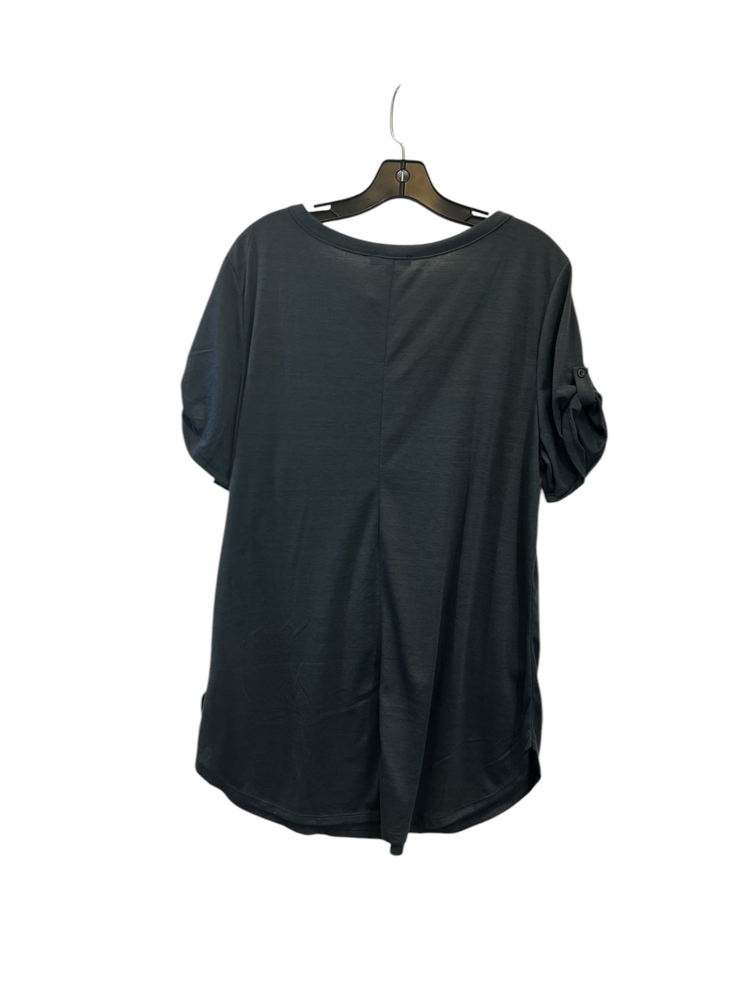 Top Short Sleeve Basic By Emperice In Teal, Size: 3x