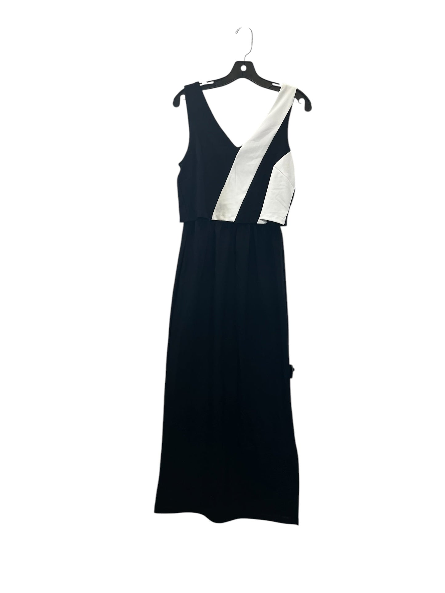 Dress Casual Maxi By Boston Proper In Black & White, Size: S