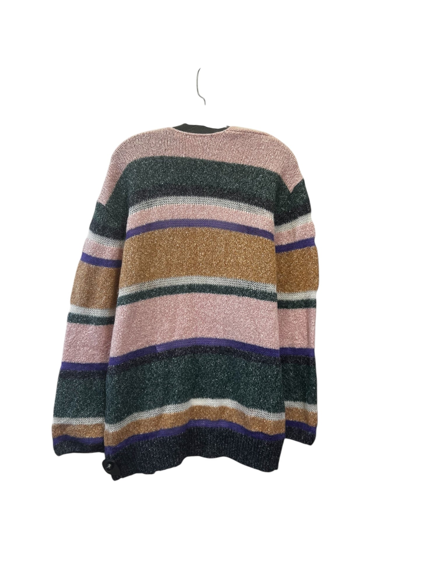 Sweater Cardigan Designer By Veronica Beard In Multi-colored, Size: M