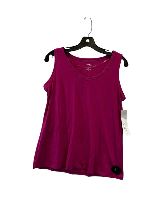 Top Sleeveless Basic By Just Be In Pink, Size: S