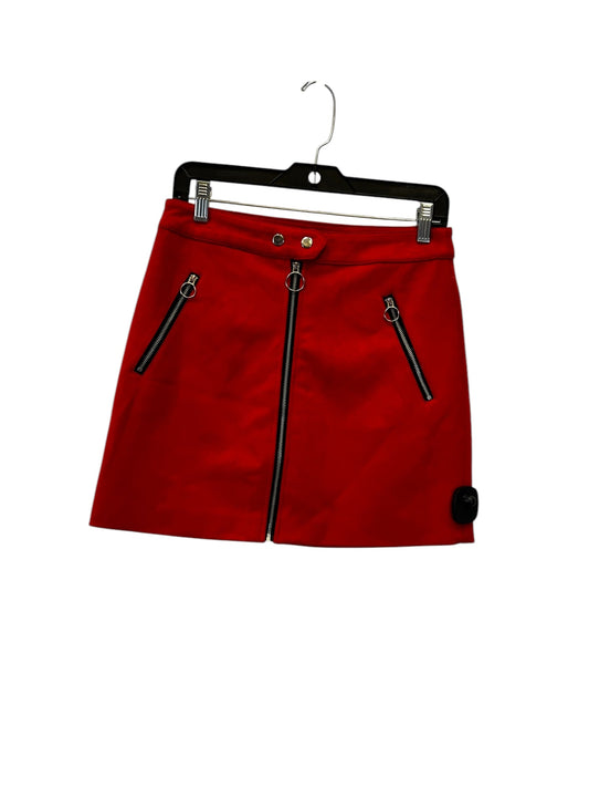 Skirt Mini & Short By Forever 21 In Red, Size: M