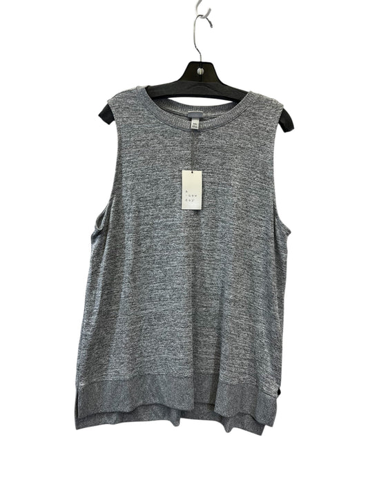 Top Sleeveless By A New Day In Grey, Size: Xxl