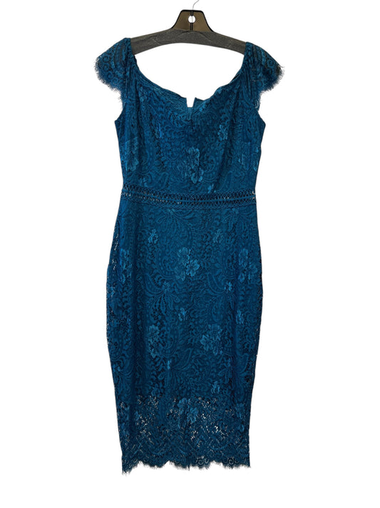 Dress Party Midi By Allandwell In Teal, Size: M