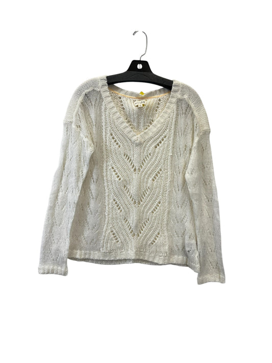 Sweater By Maison Jules In Cream, Size: M