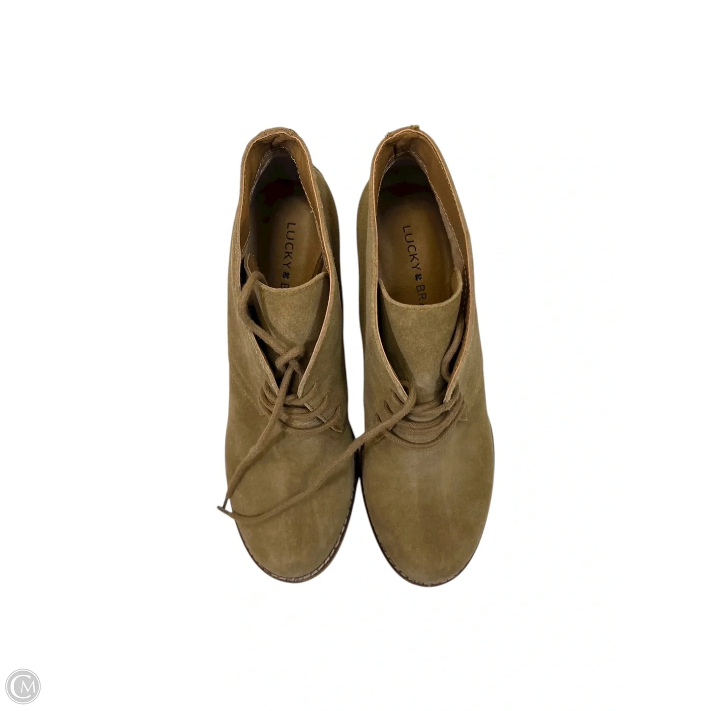 Boots Ankle Heels By Lucky Brand In Tan, Size: 8.5