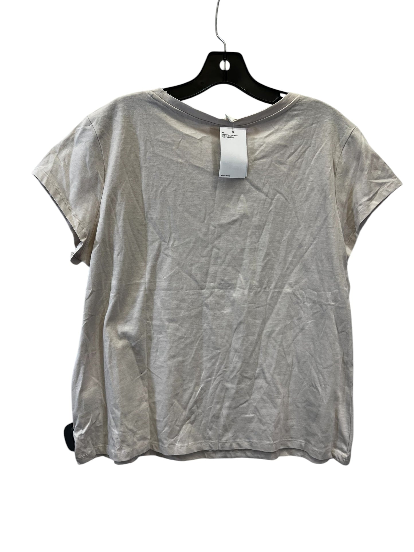 Top Short Sleeve Basic By H&m In Tan, Size: Xl