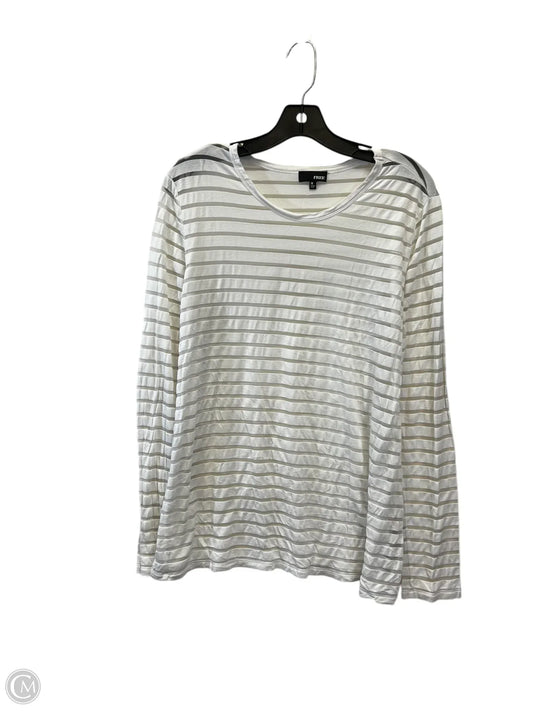 Top Long Sleeve Designer By Wilfred In White, Size: M