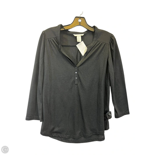 Top Long Sleeve Basic By H&m In Black, Size: Xs