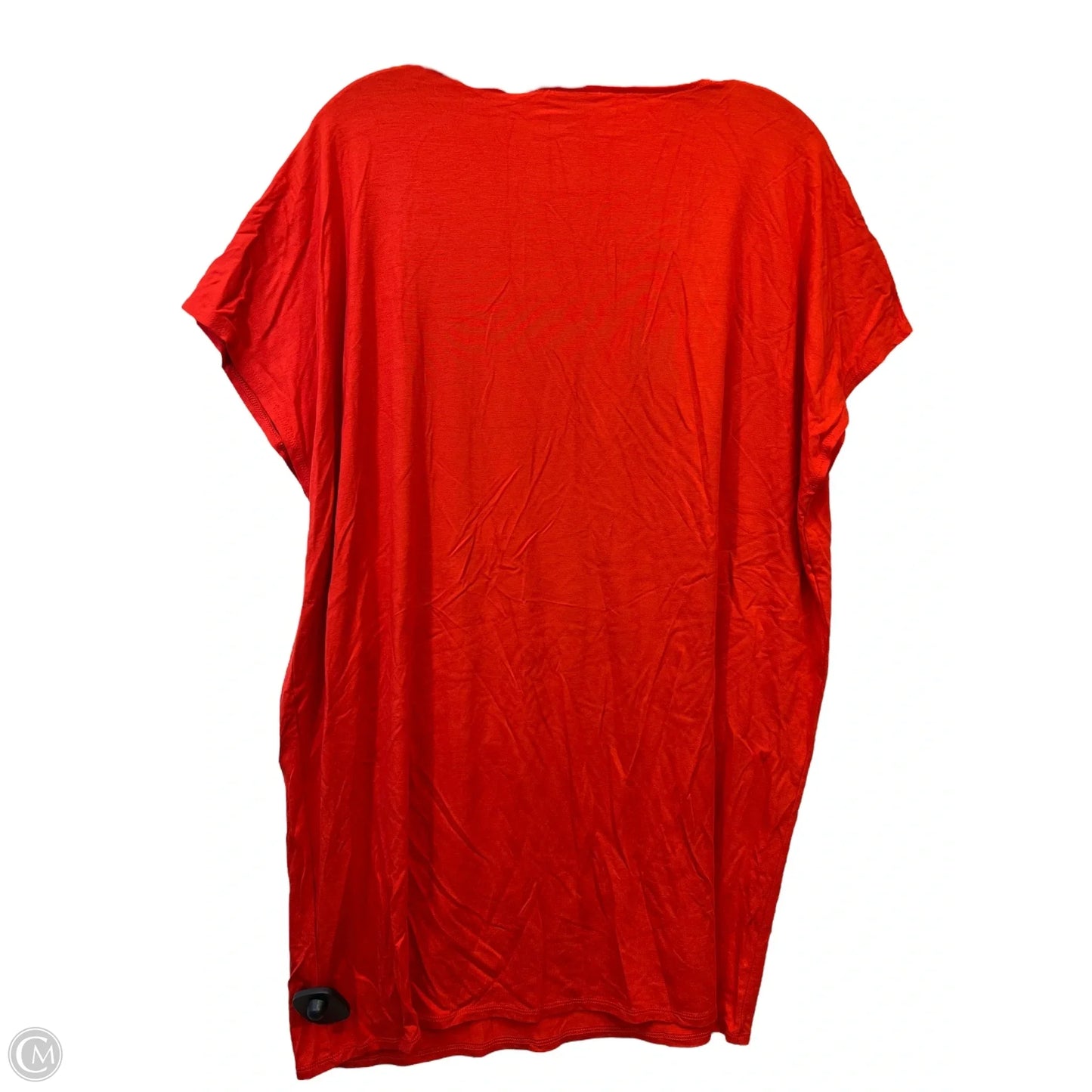 Top Short Sleeve By Chicos In Orange, Size: Xl