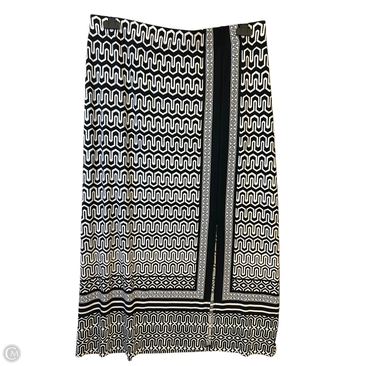 Skirt Maxi By Chicos In Black & White, Size: Xl