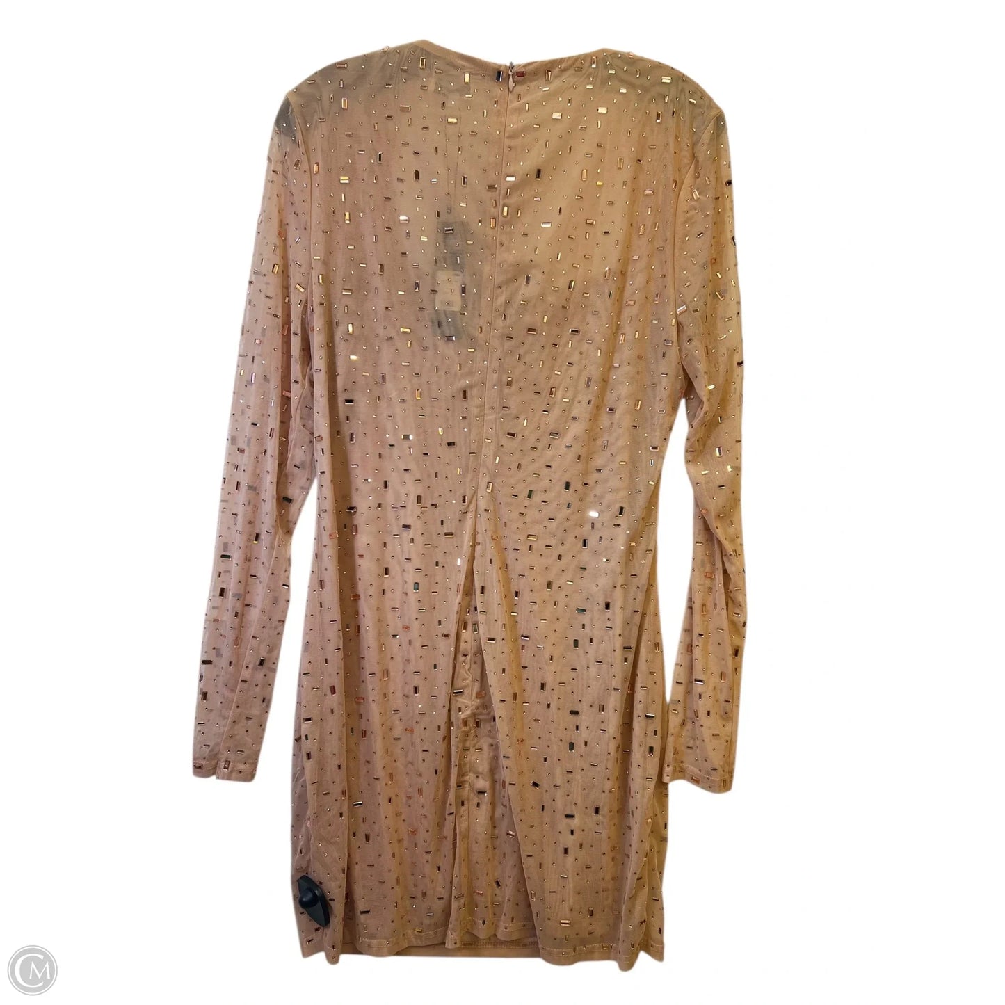 Dress Party Short By Fashion Nova In Peach, Size: Xl