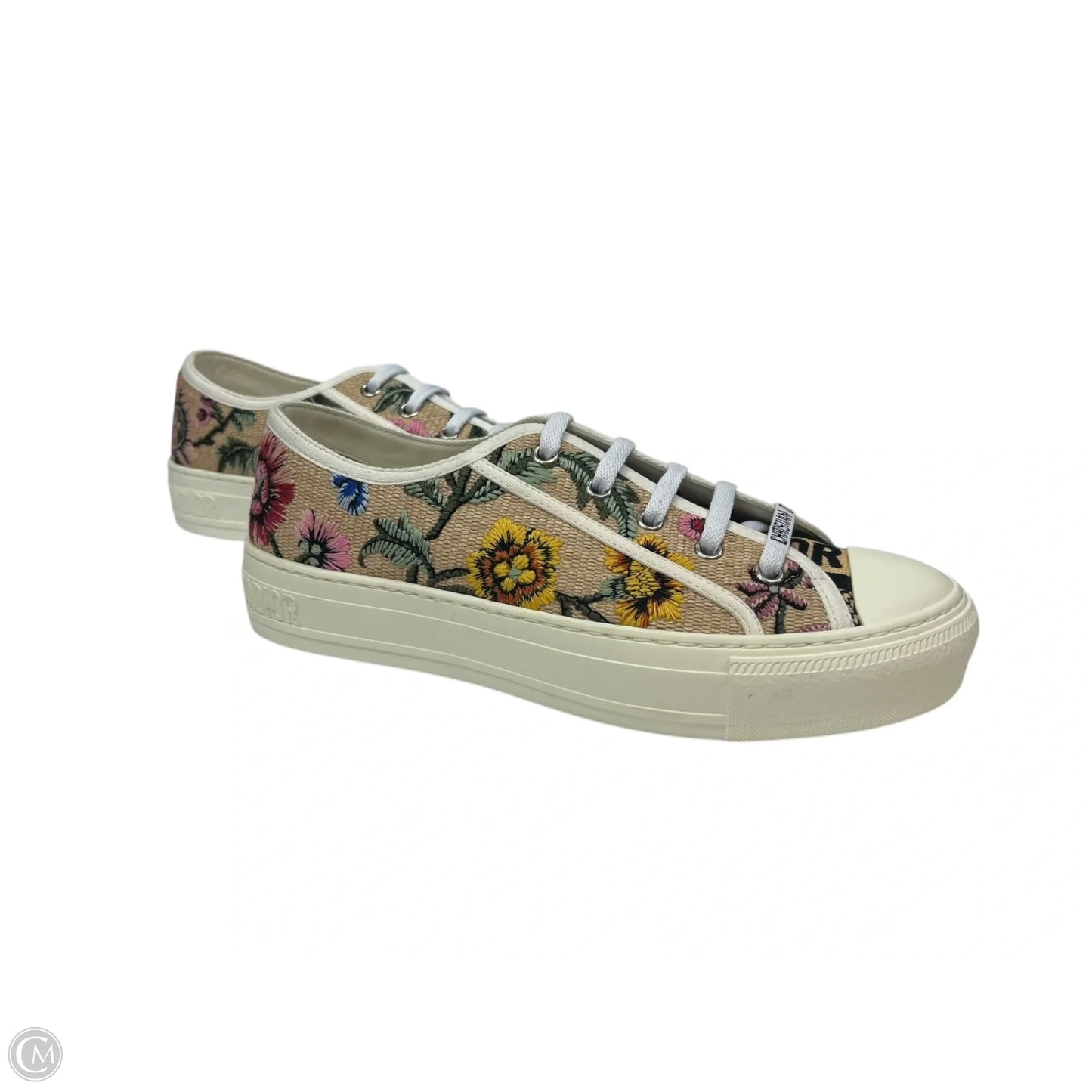 Shoes Luxury Designer By Dior In Floral Print, Size: 7