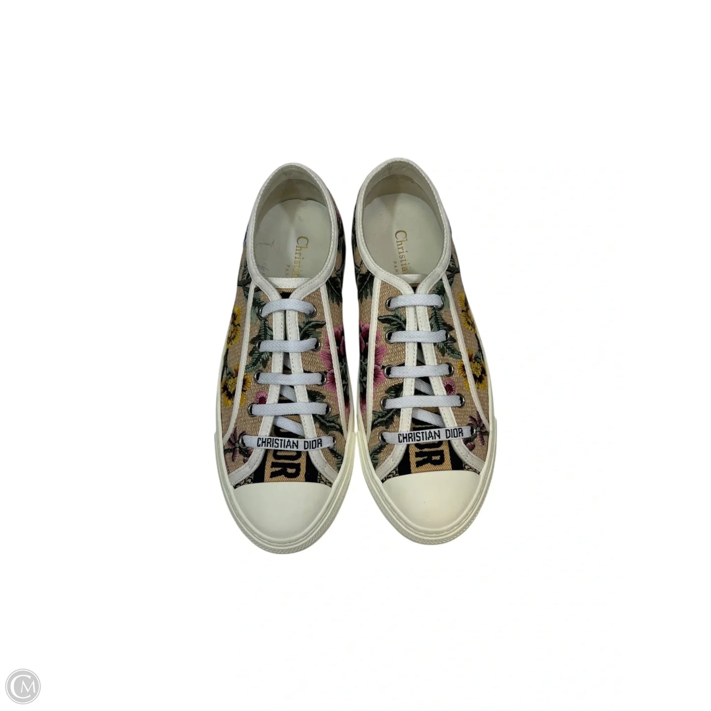 Shoes Luxury Designer By Dior In Floral Print, Size: 7