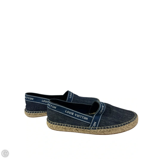 Shoes Luxury Designer By Louis Vuitton In Blue, Size: 7