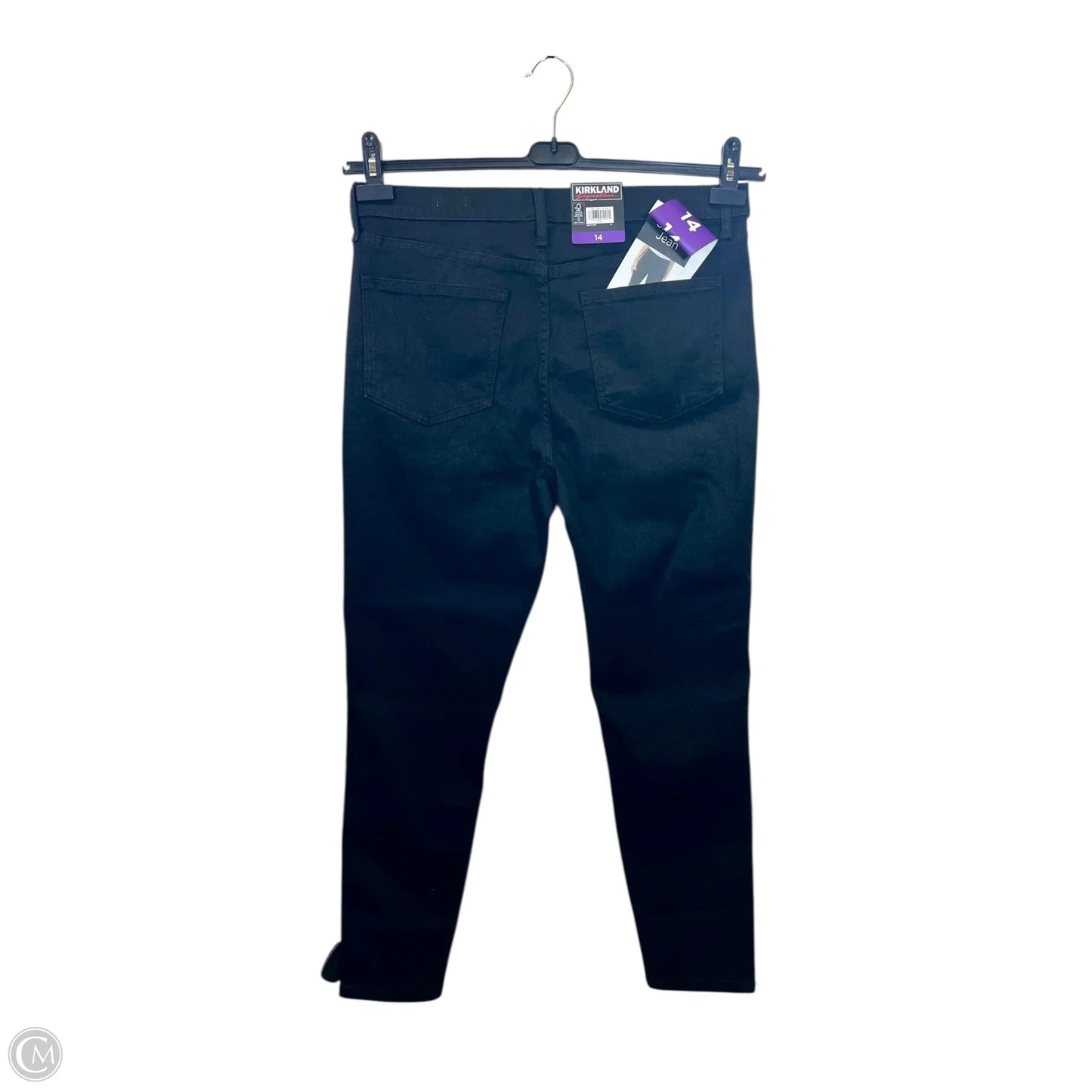 Jeans Straight By Kirkland In Black, Size: 14