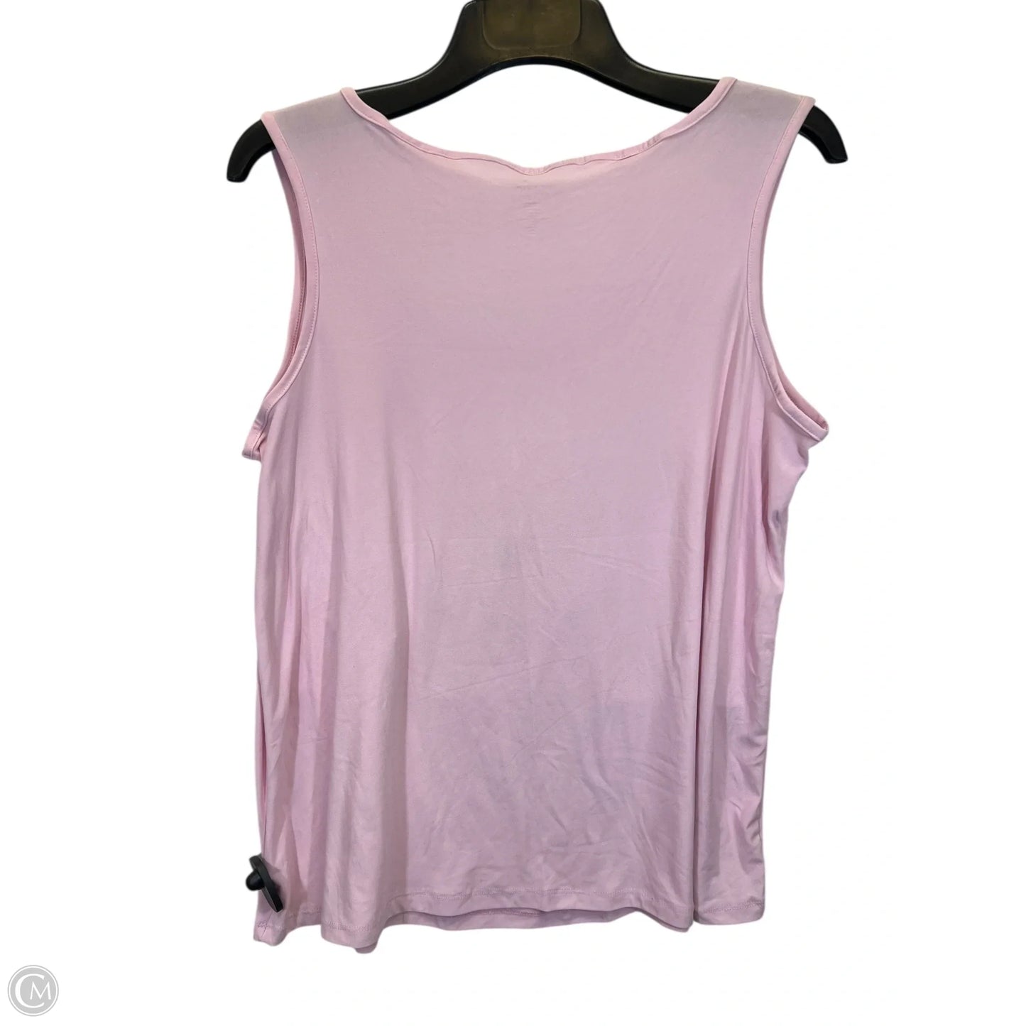 Top Sleeveless Basic By Just Be In Pink, Size: 1x