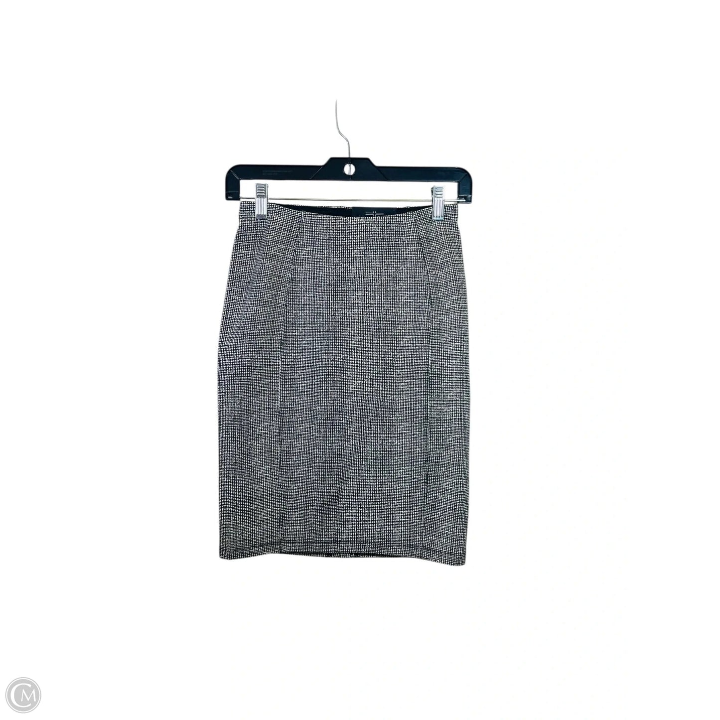 Skirt Midi By Liverpool In Black & Cream, Size: Xsp