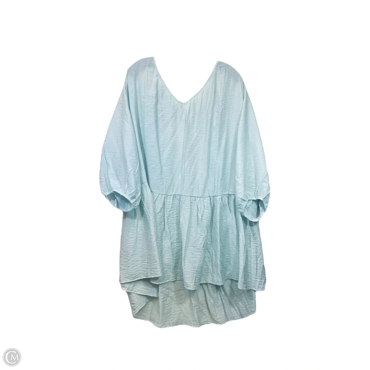 Dress Casual Midi By H&m In Teal, Size: Xxl