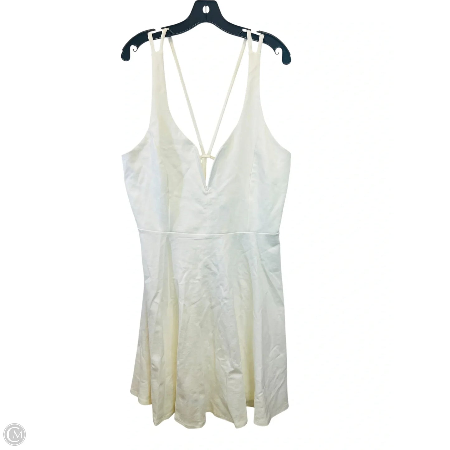 Dress Casual Midi By Cmc In Cream, Size: 3x