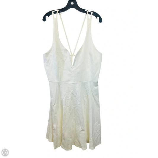 Dress Casual Midi By Cmc In Cream, Size: 3x