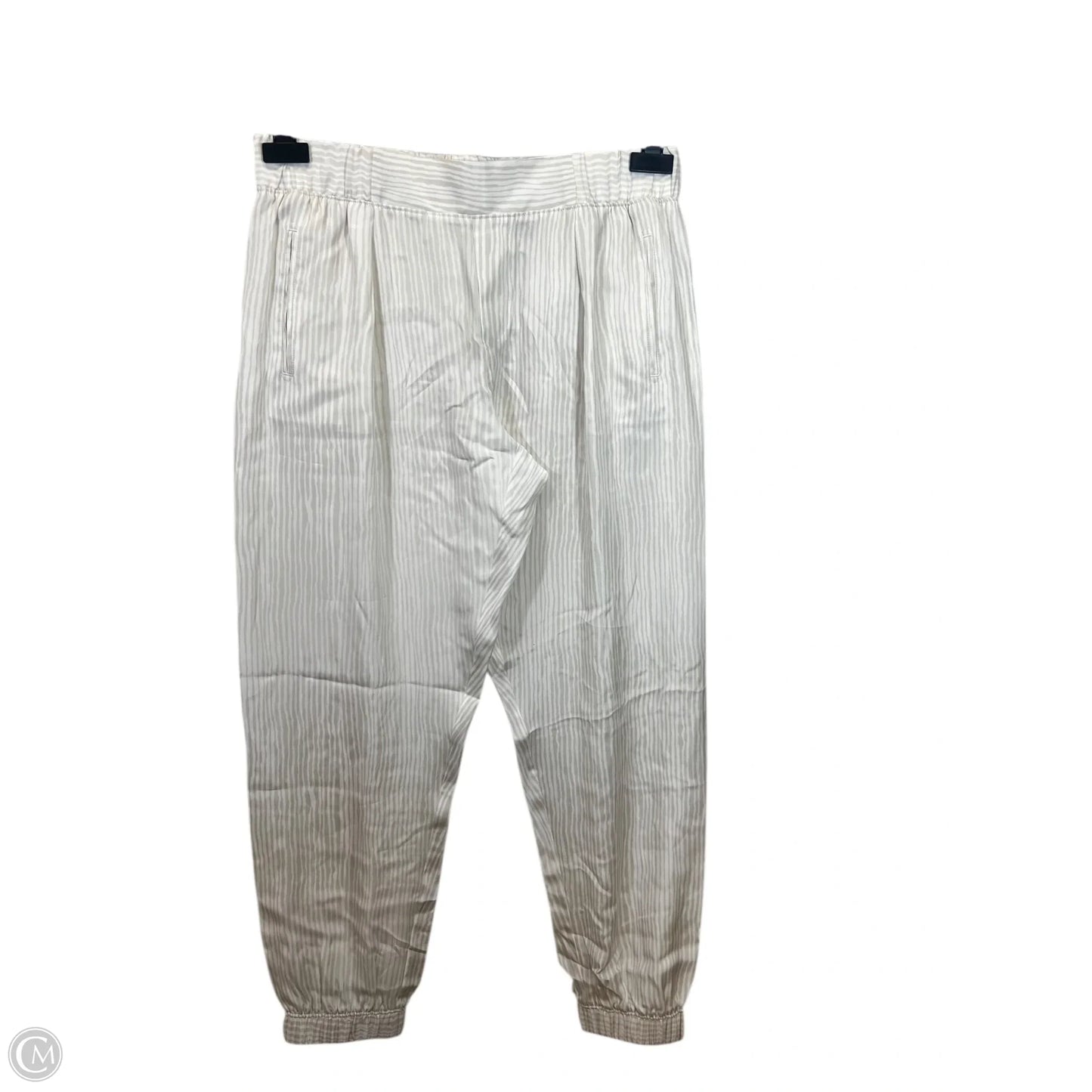 Pants Designer By Atm In Tan & White, Size: M
