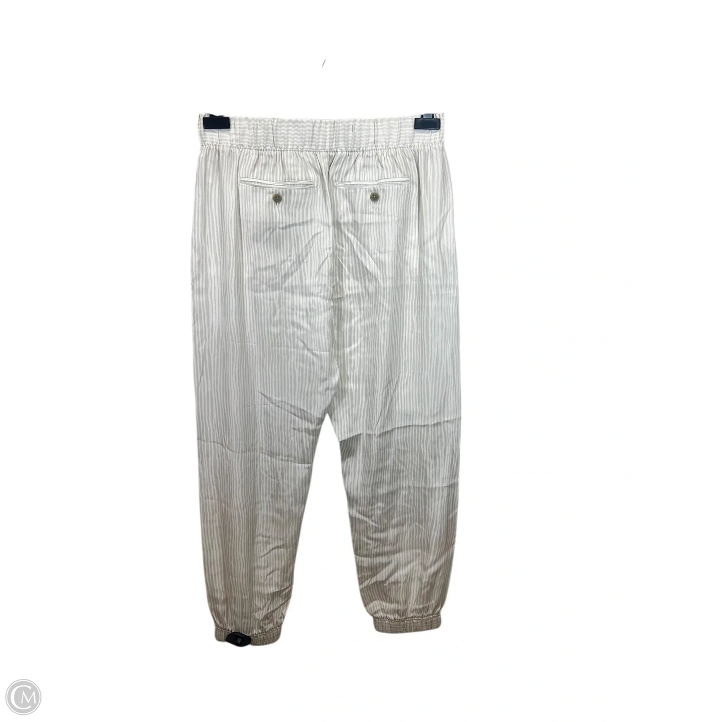 Pants Designer By Atm In Tan & White, Size: M
