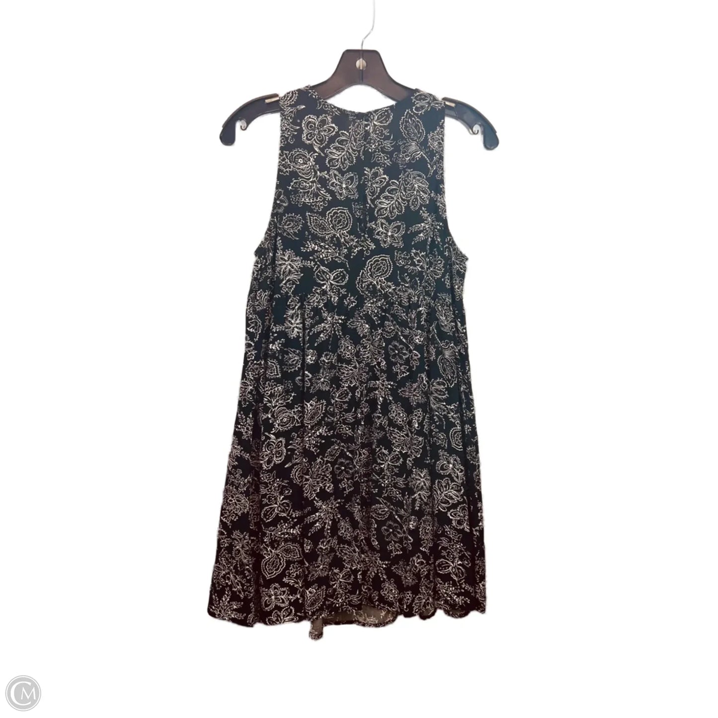 Dress Casual Midi By Old Navy In Black & White, Size: S