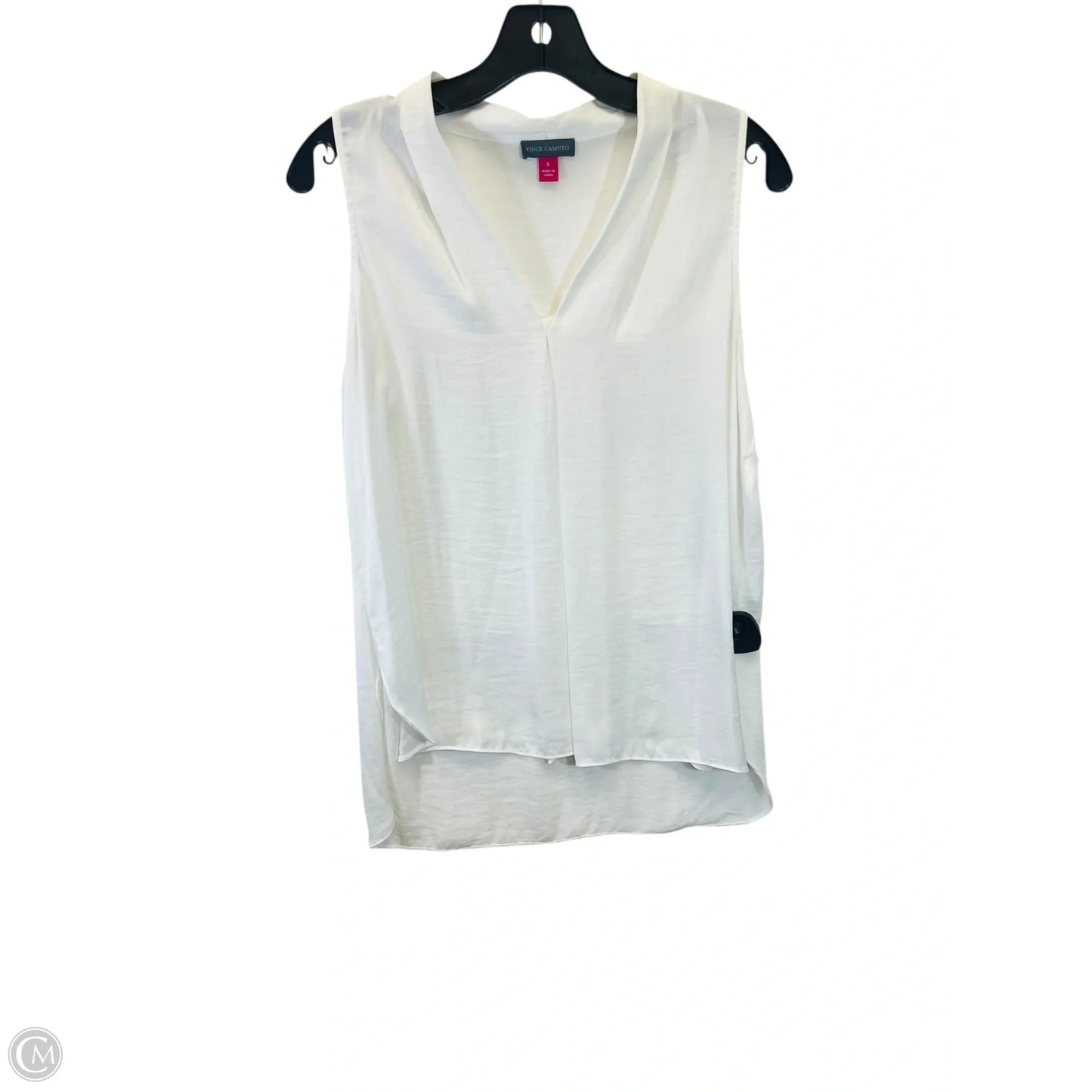Top Sleeveless By Vince Camuto In White, Size: S