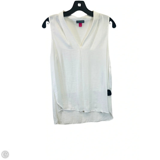 Top Sleeveless By Vince Camuto In White, Size: S