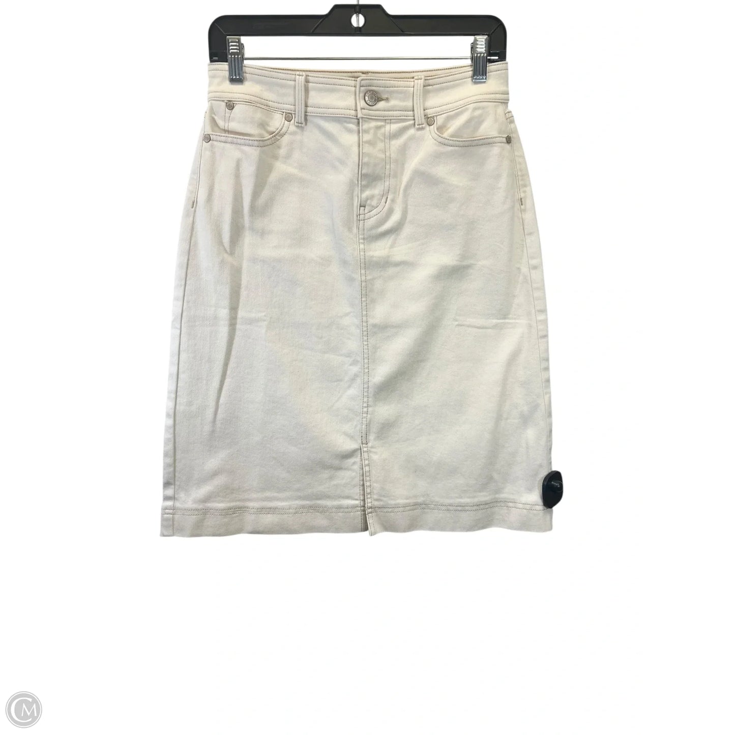 Skirt Maxi By Talbots In Cream, Size: Xsp