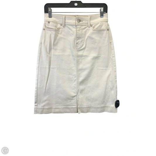 Skirt Maxi By Talbots In Cream, Size: Xsp