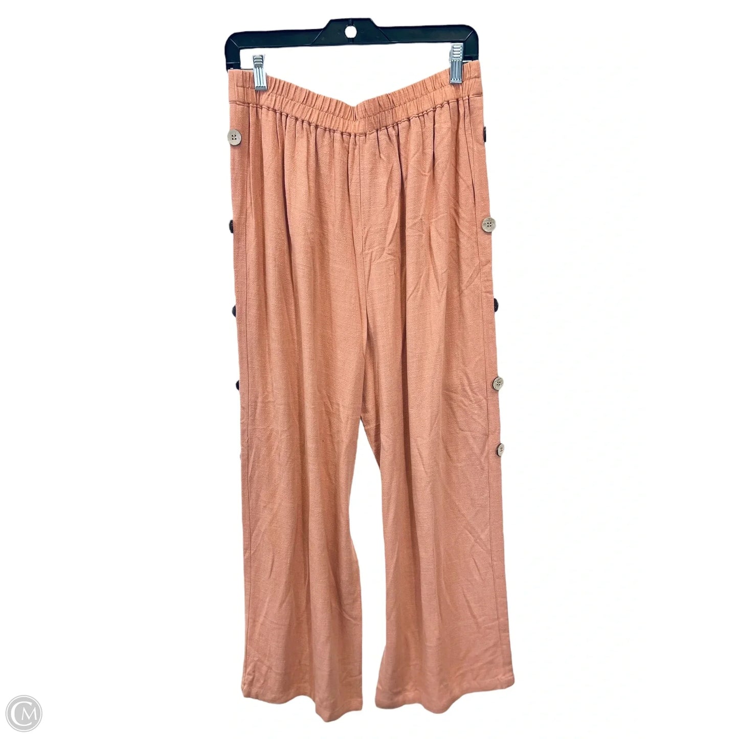 Pants Suit 2pc By New In In Peach, Size: L