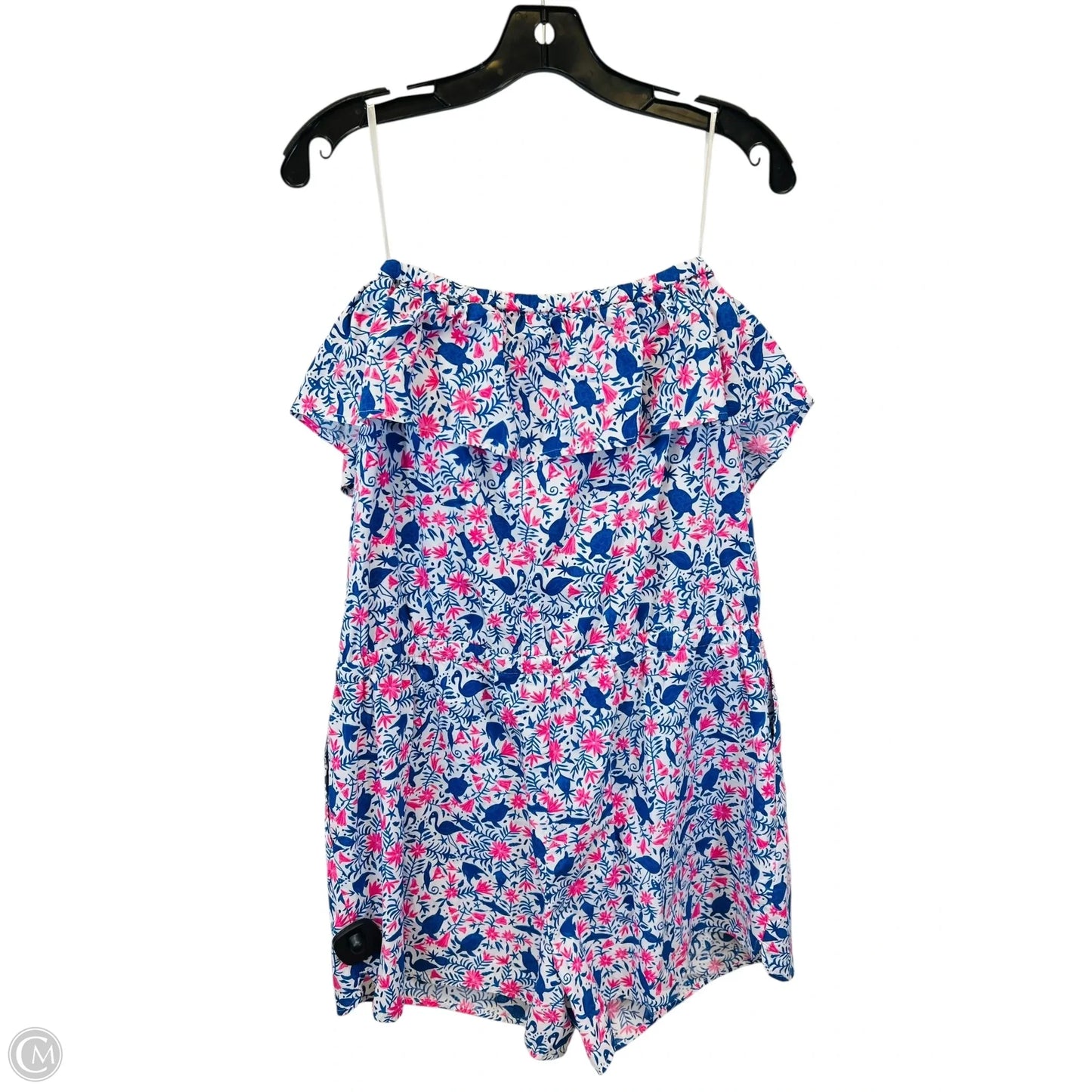 Romper By Vineyard Vines In Blue & Pink, Size: L
