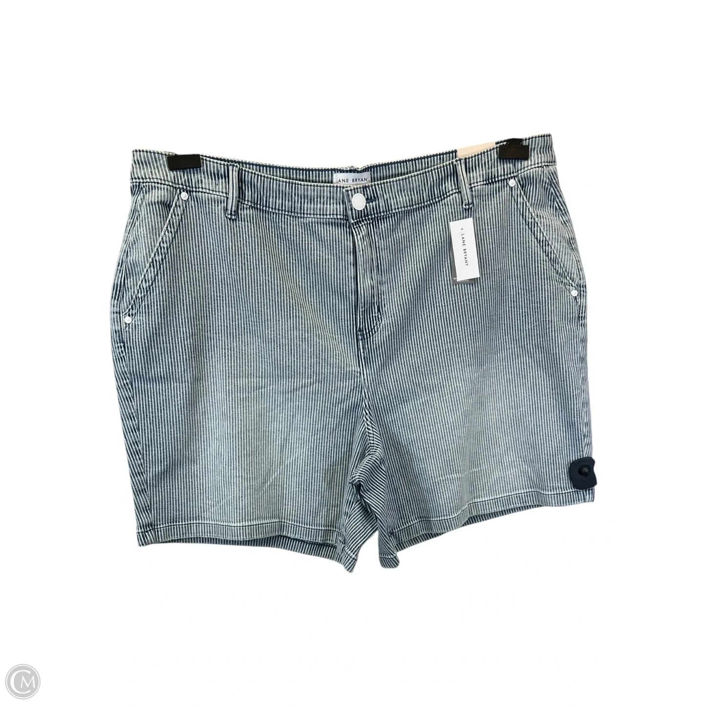 Shorts By Lane Bryant In Blue & White, Size: 22