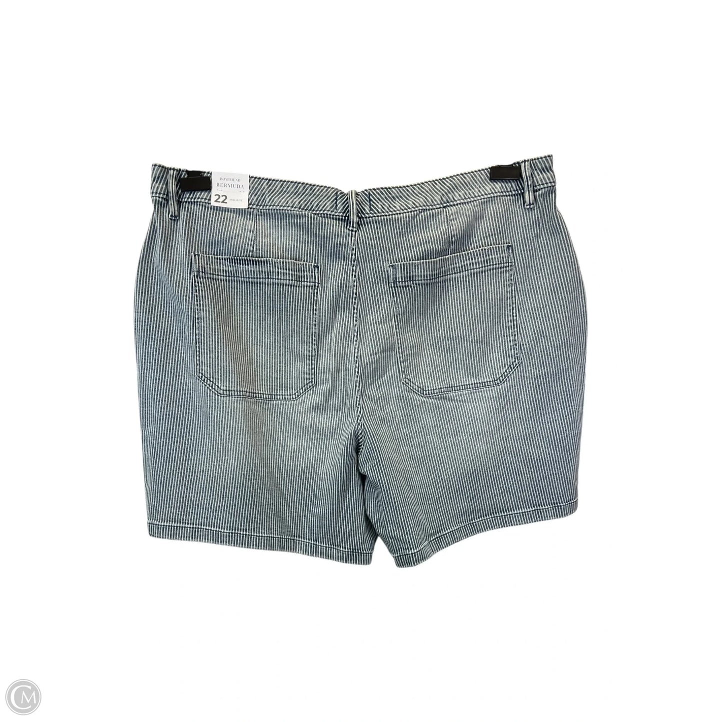 Shorts By Lane Bryant In Blue & White, Size: 22